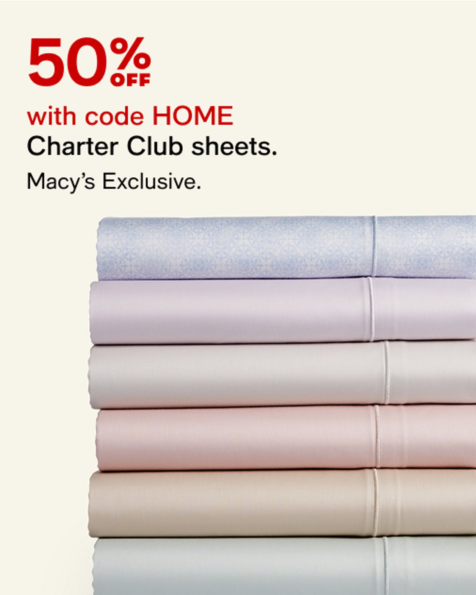 50% OFF with code HOME