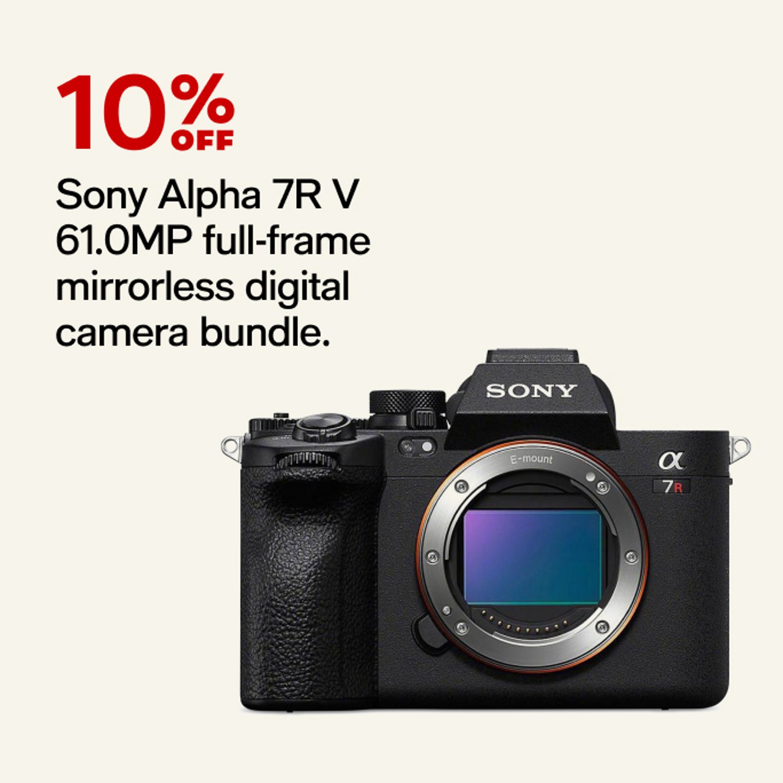 Sony Alpha 7R V 61.0MP