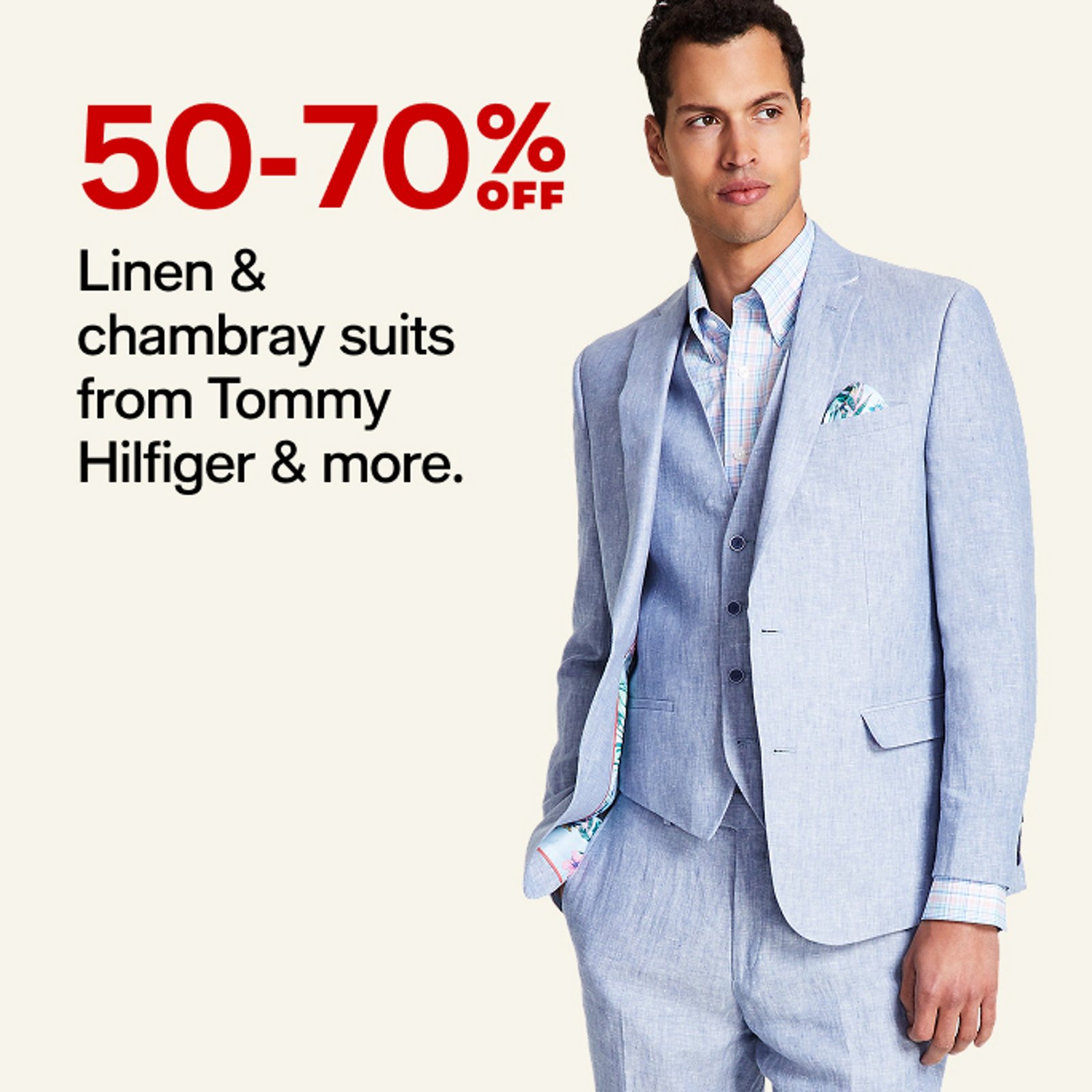 50-70% Linen & Chambray suits