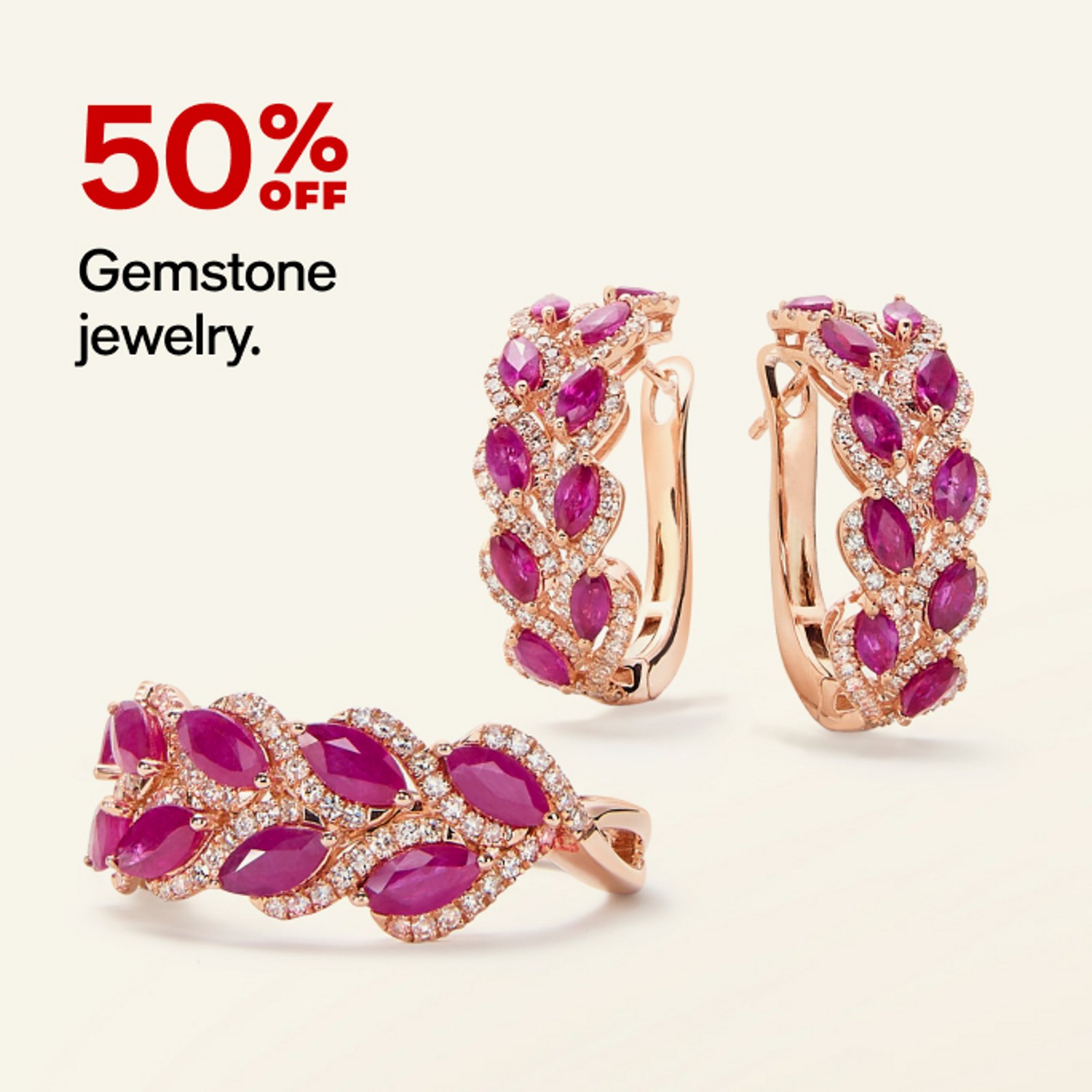50% Off Gemstone jewelry