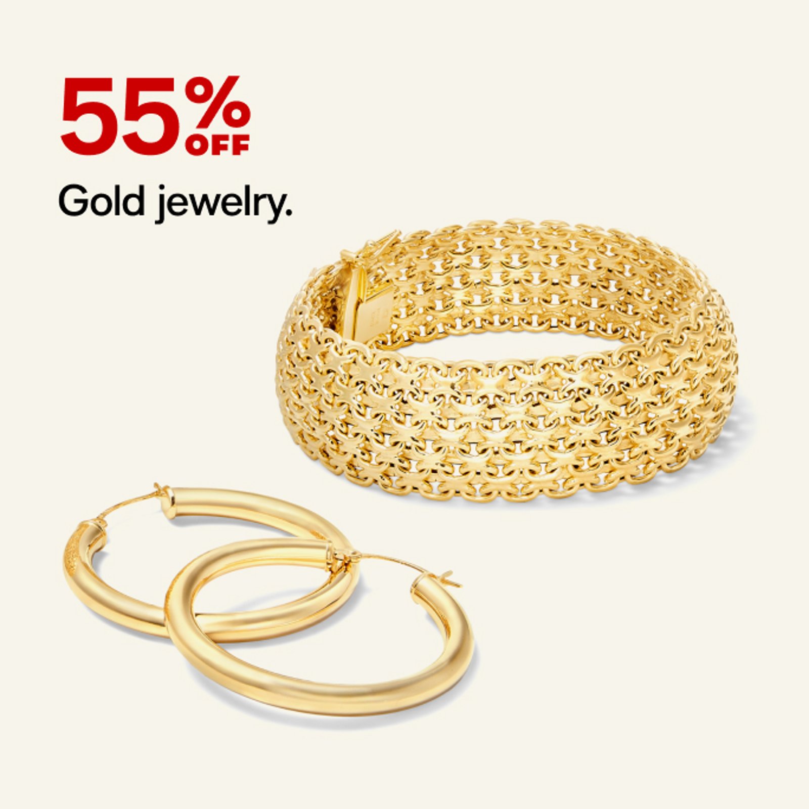 55% Off Gold Jewelry