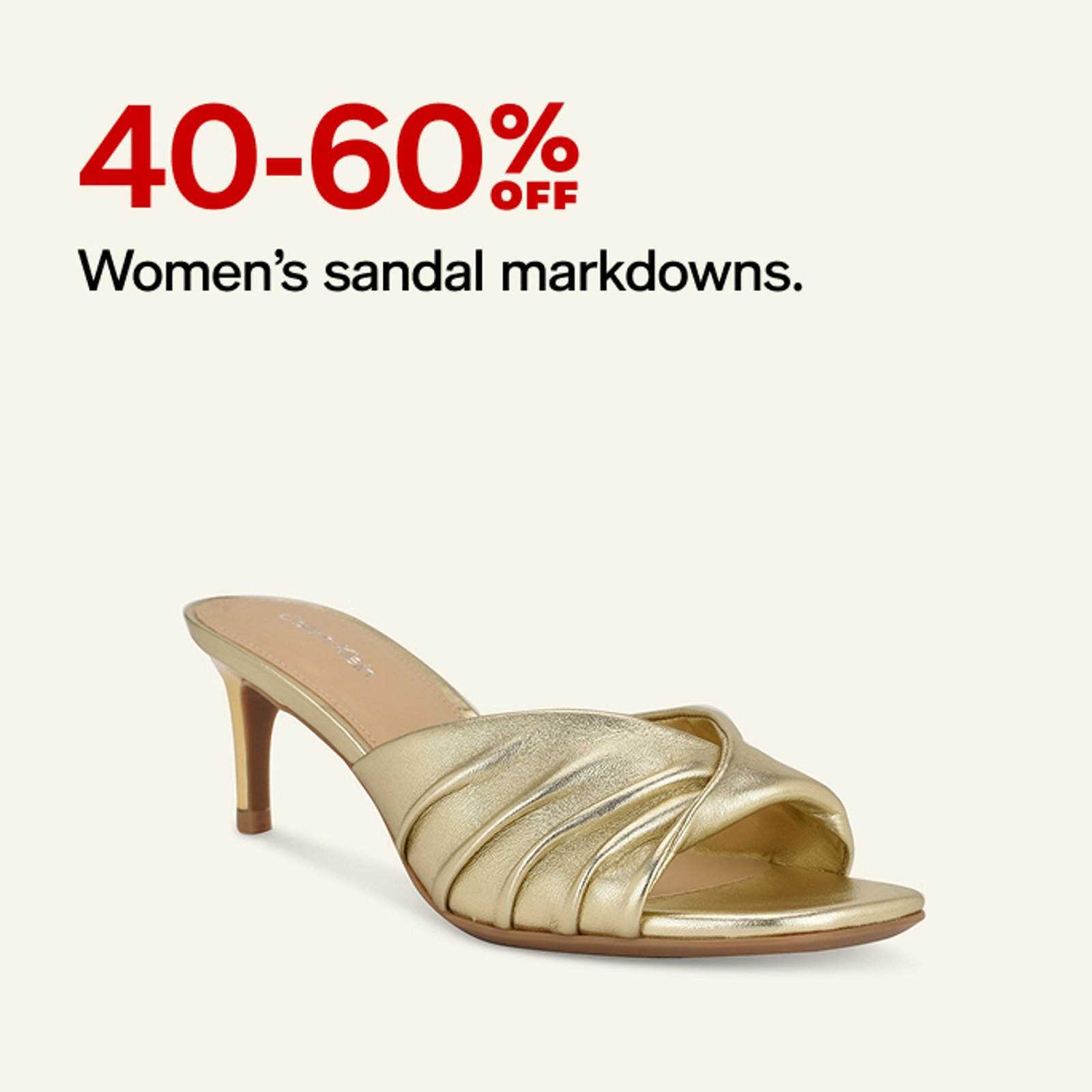 40-60% Off Women's sandals