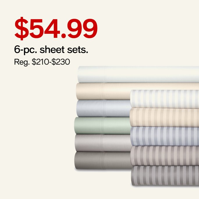 6pc Sheet sets