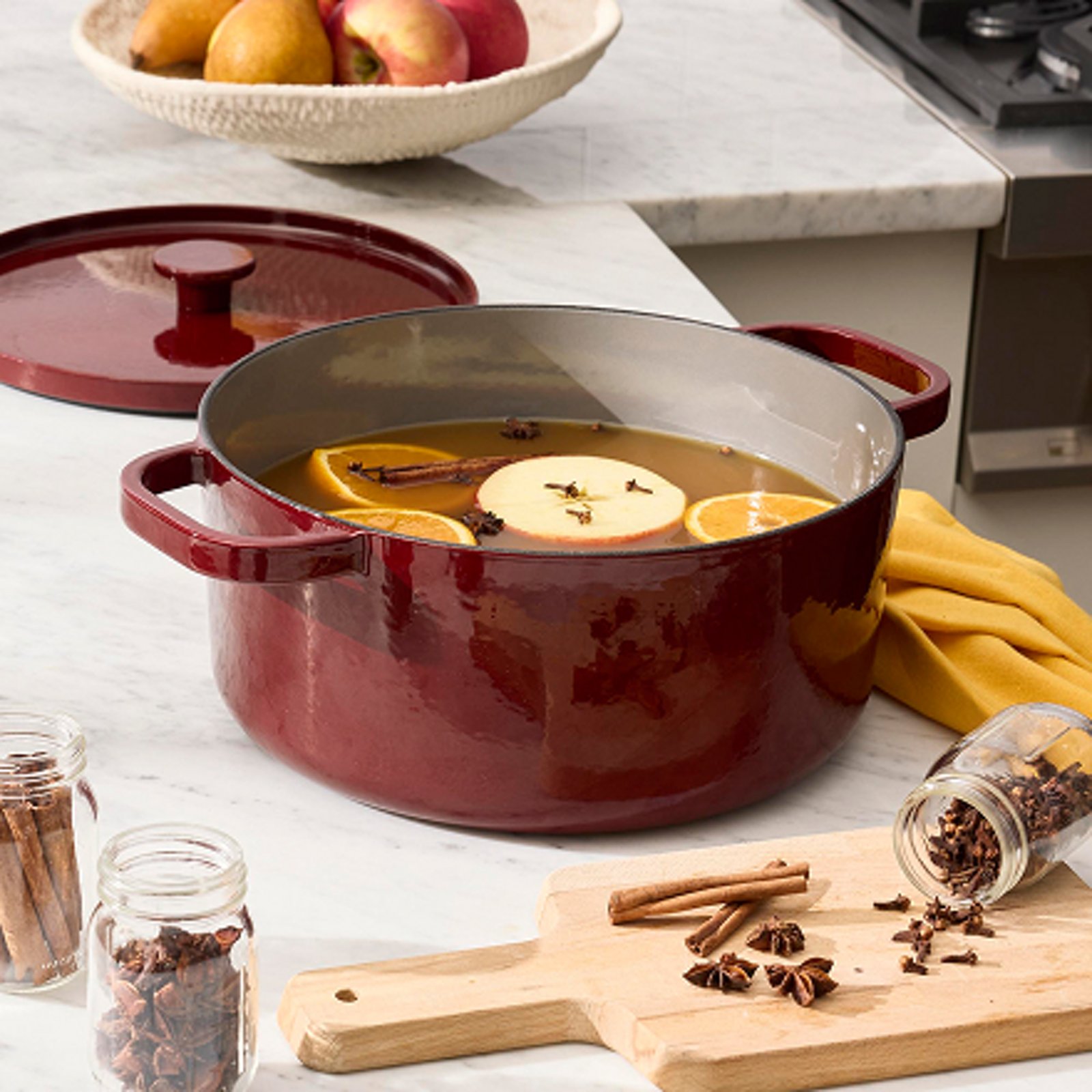 Enameled cast iron