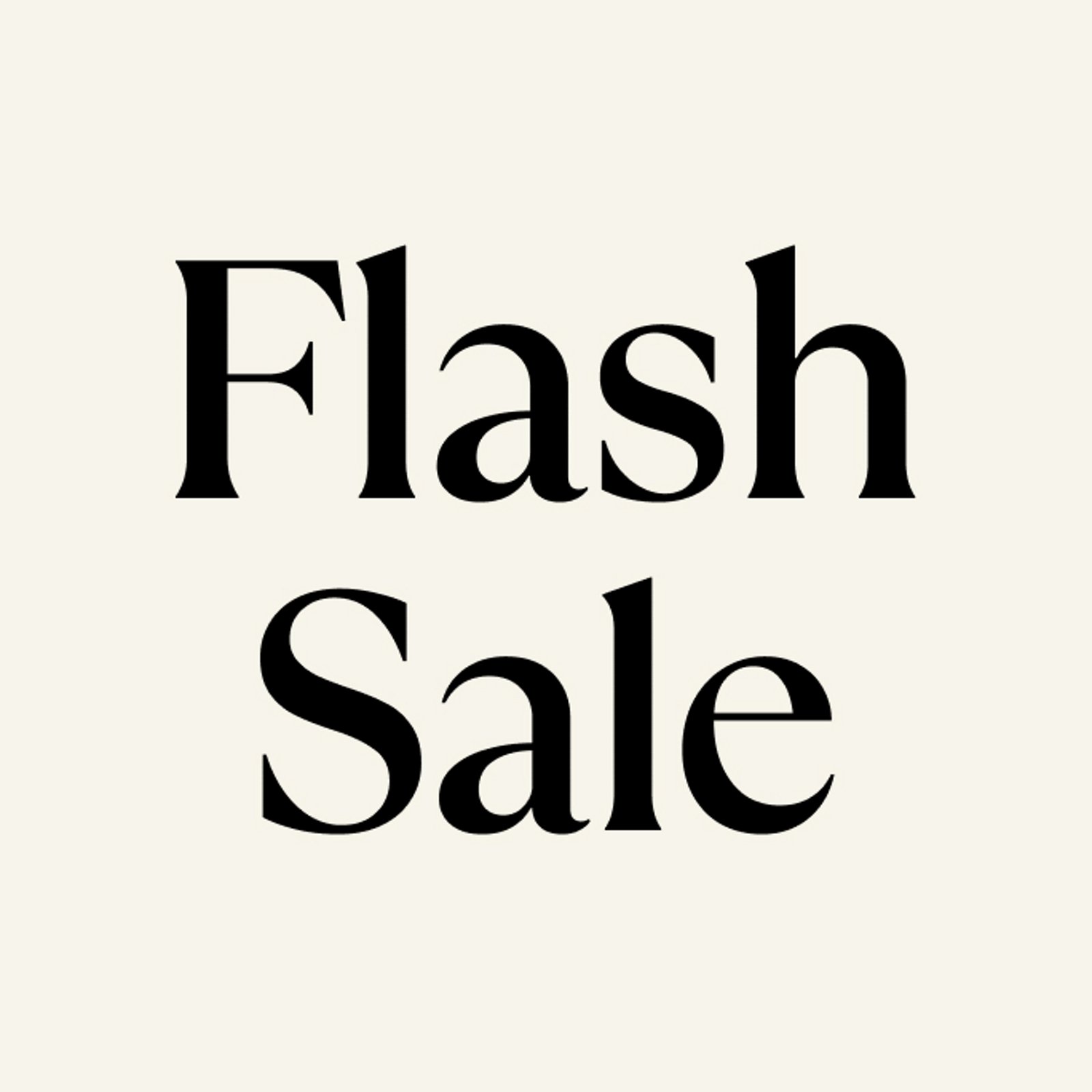 Flash Sale