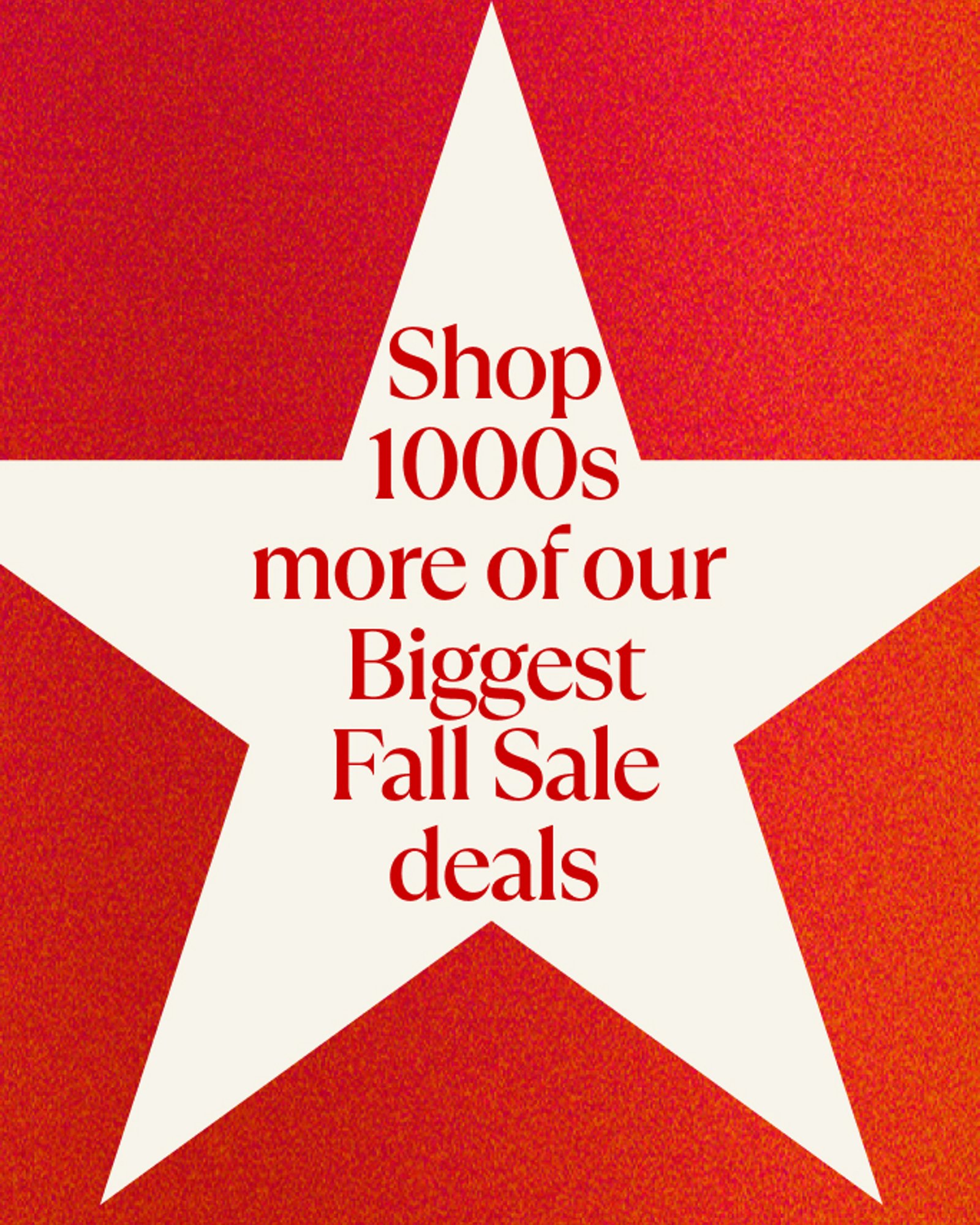 Big Fall Sale