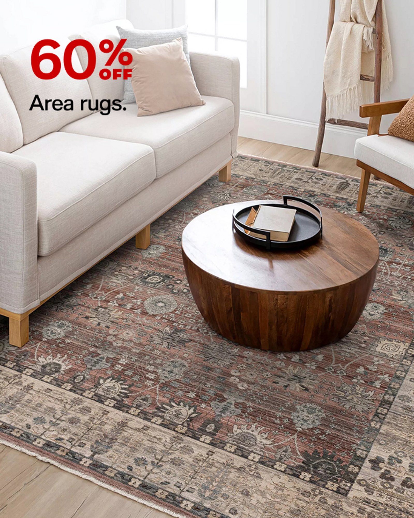 60% Area Rugs