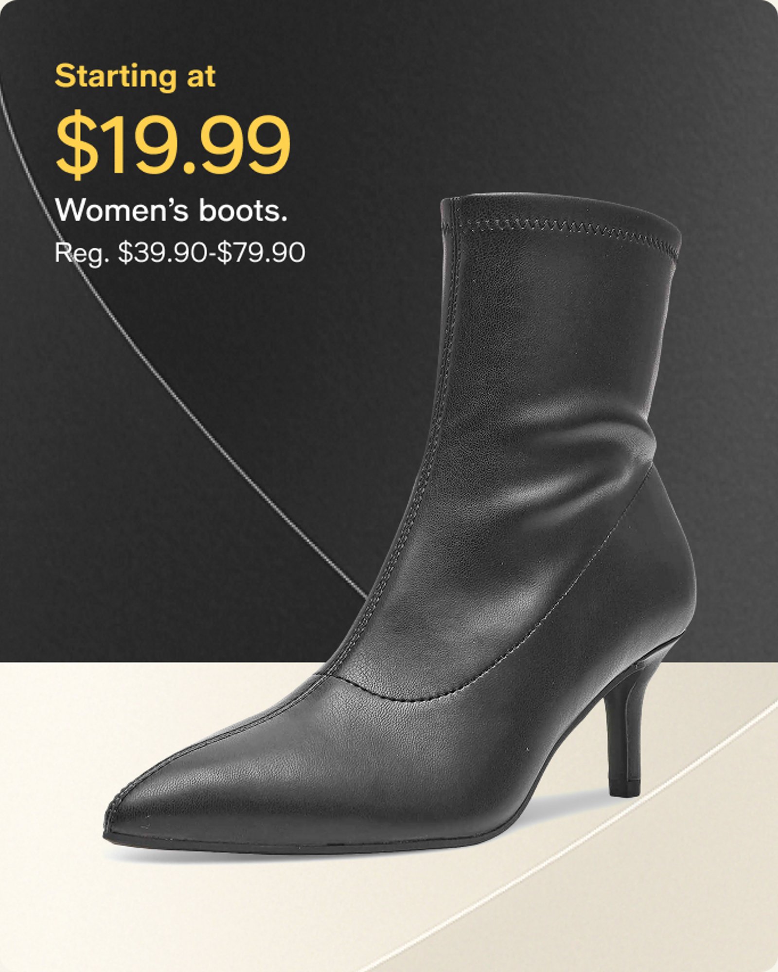 19.99 under Womens boots
