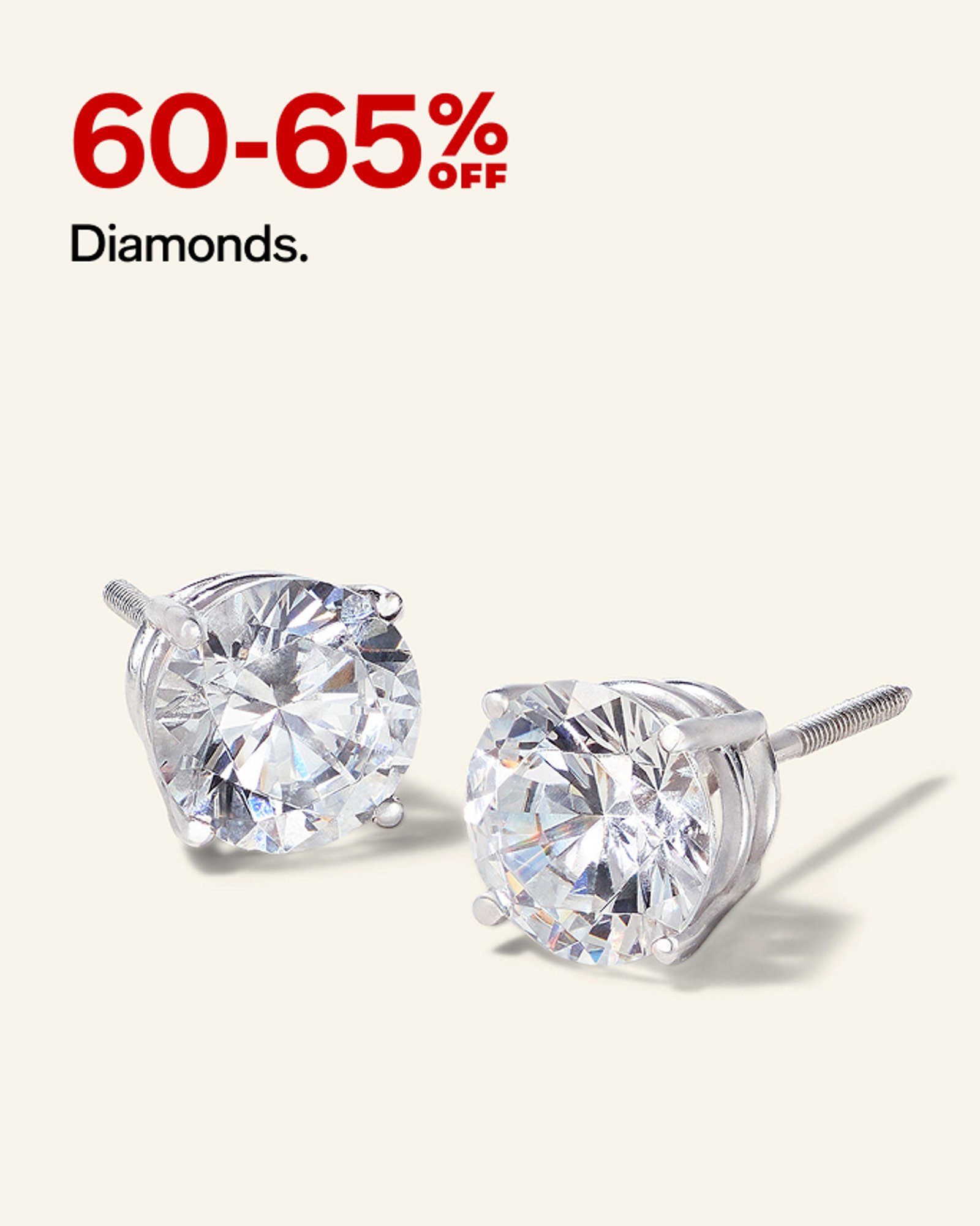 60-65% Off Diamonds