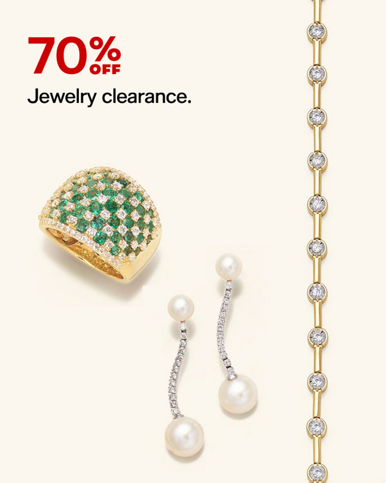 70% Off Jewelry Clearance