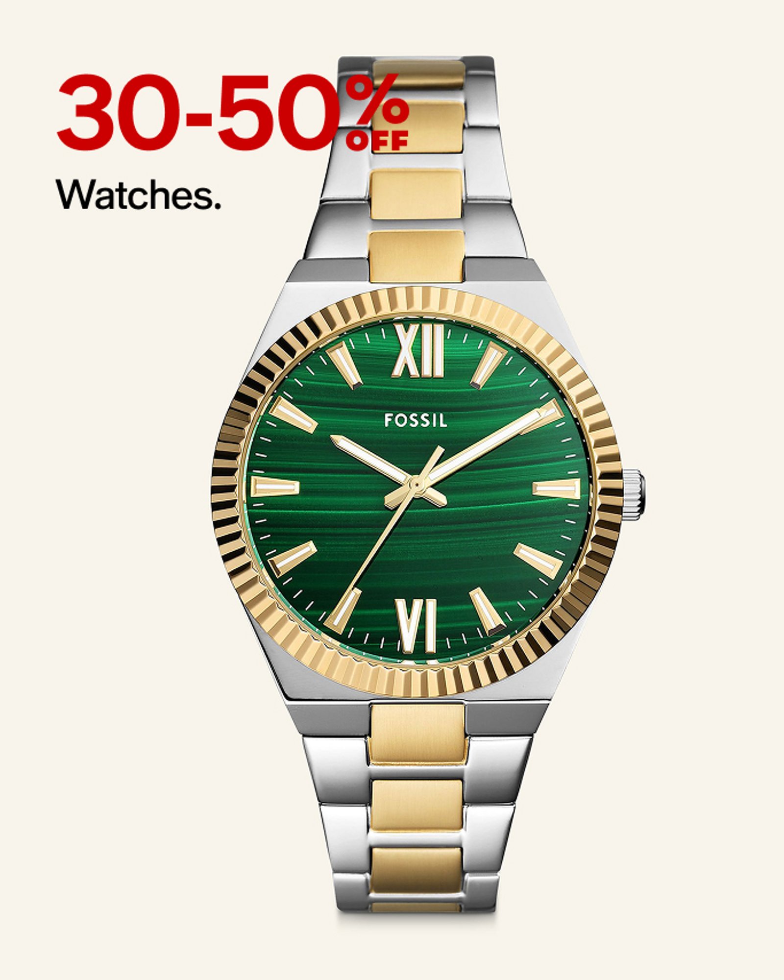 30-50% Off Watches